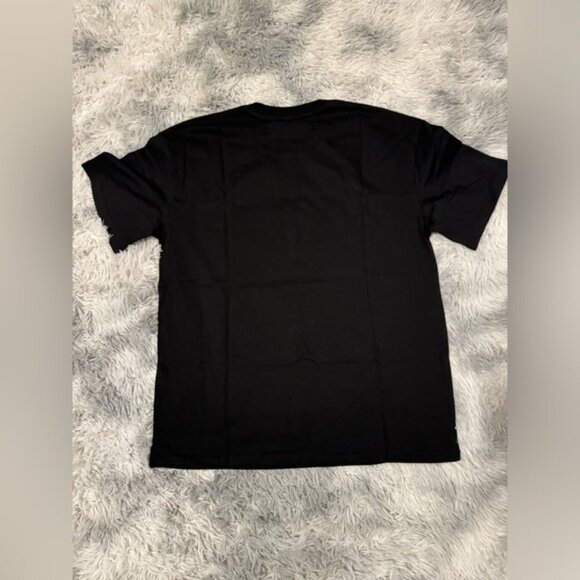 Palm Angels Black Graffiti Green Logo T-Shirt - Picture 3 of 3